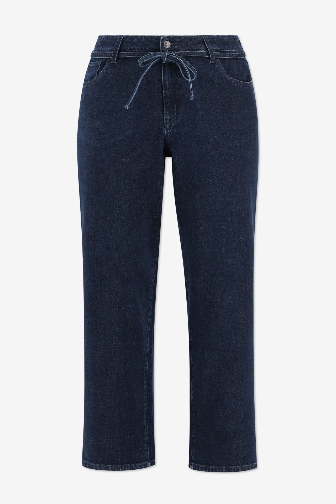Jeans bleu foncé à coupe droite by Evelien - Taille 44 -