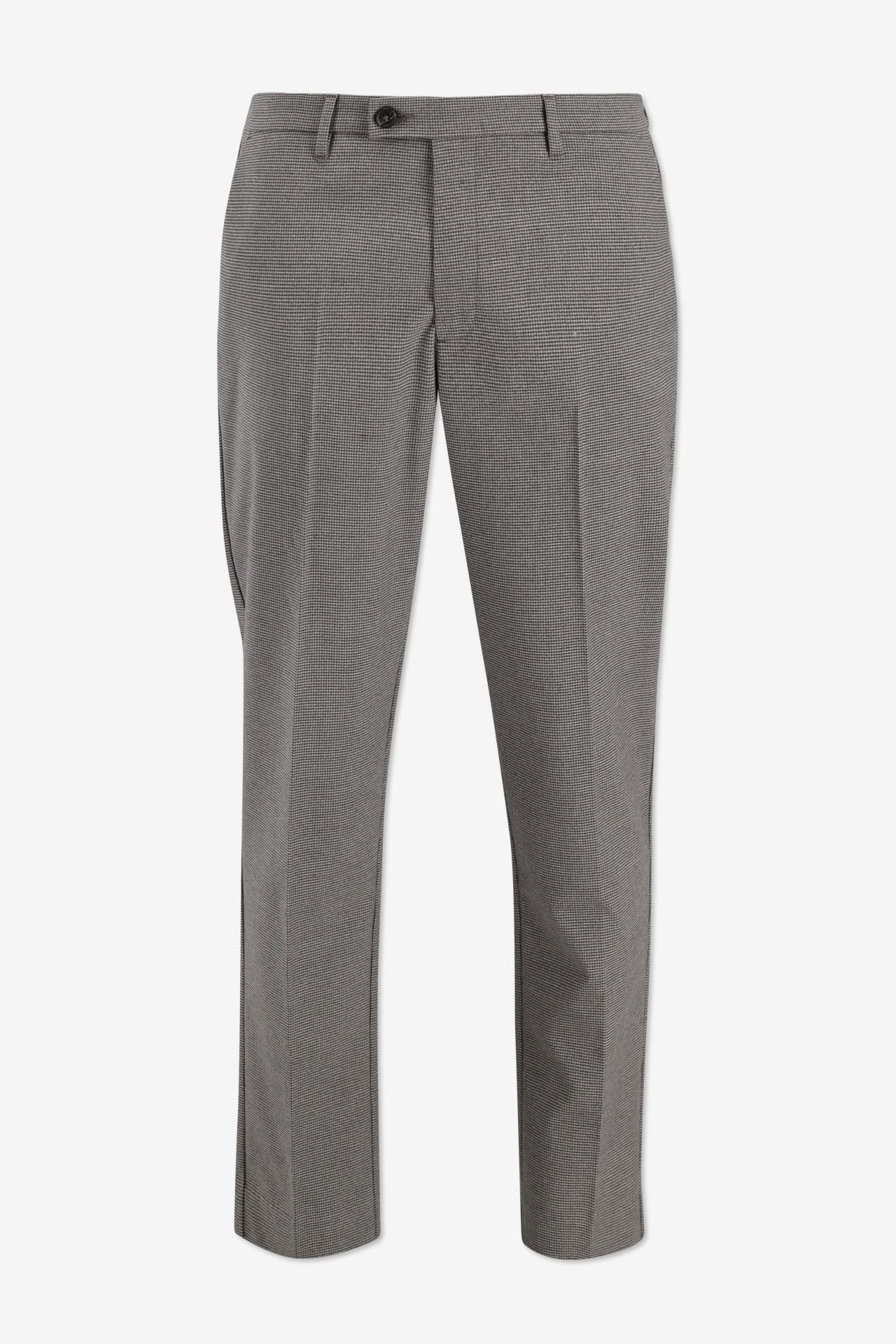 Chinos gris à mini-pied-de-poule - Taille 28 -