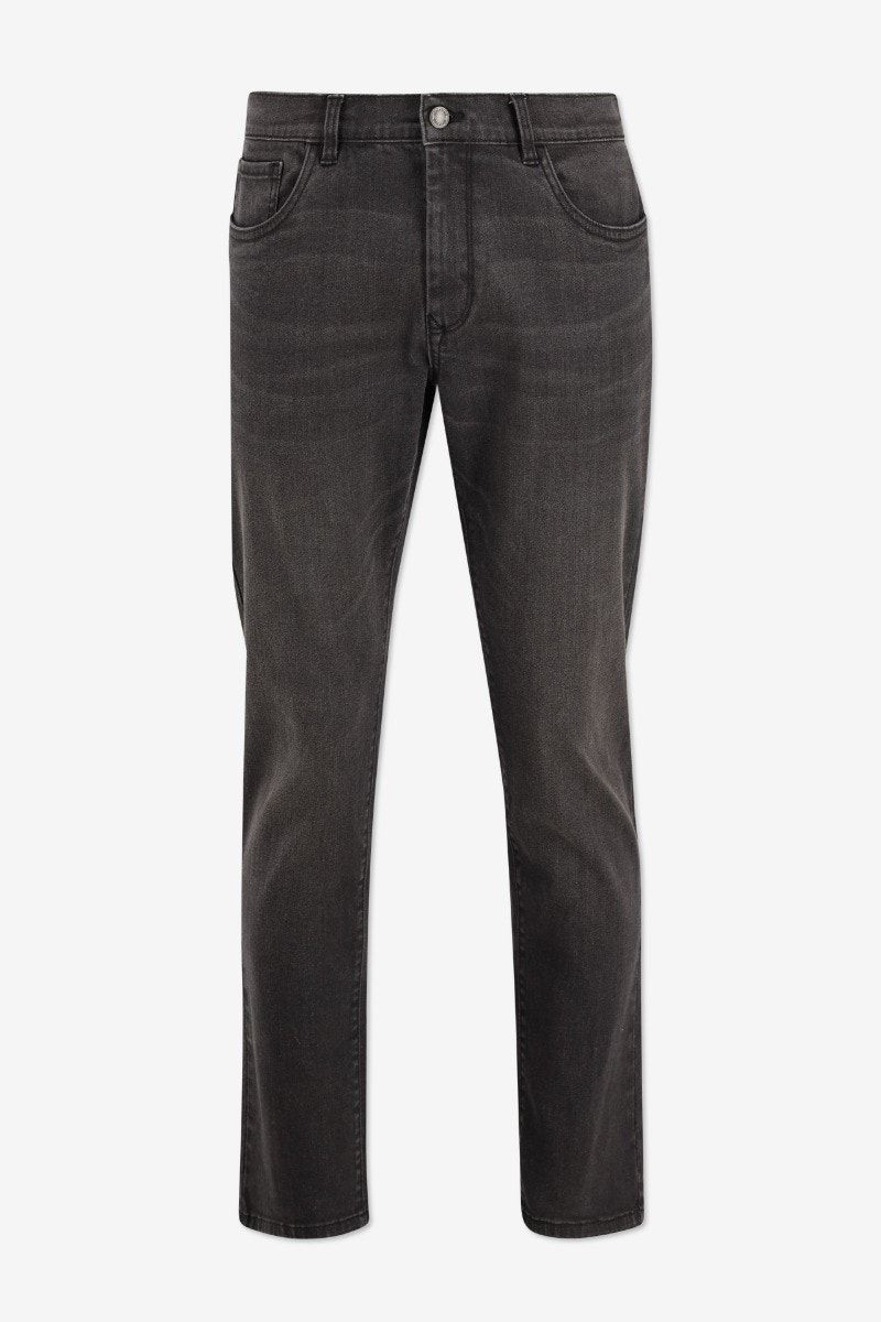 Jeans fuselé gris foncé - Taille 28 -