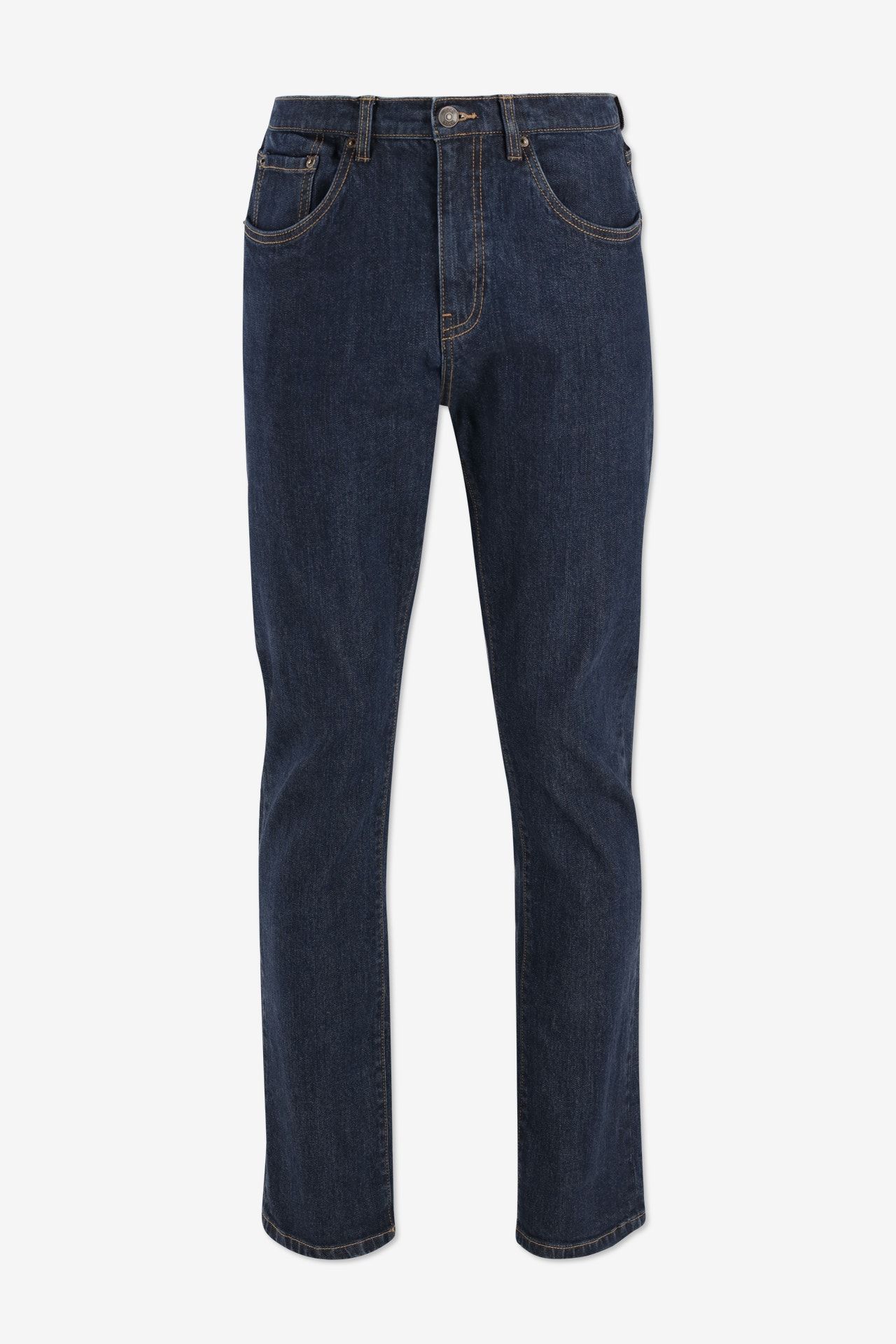 Donkerblauwe straight jeans - Maat 28 -