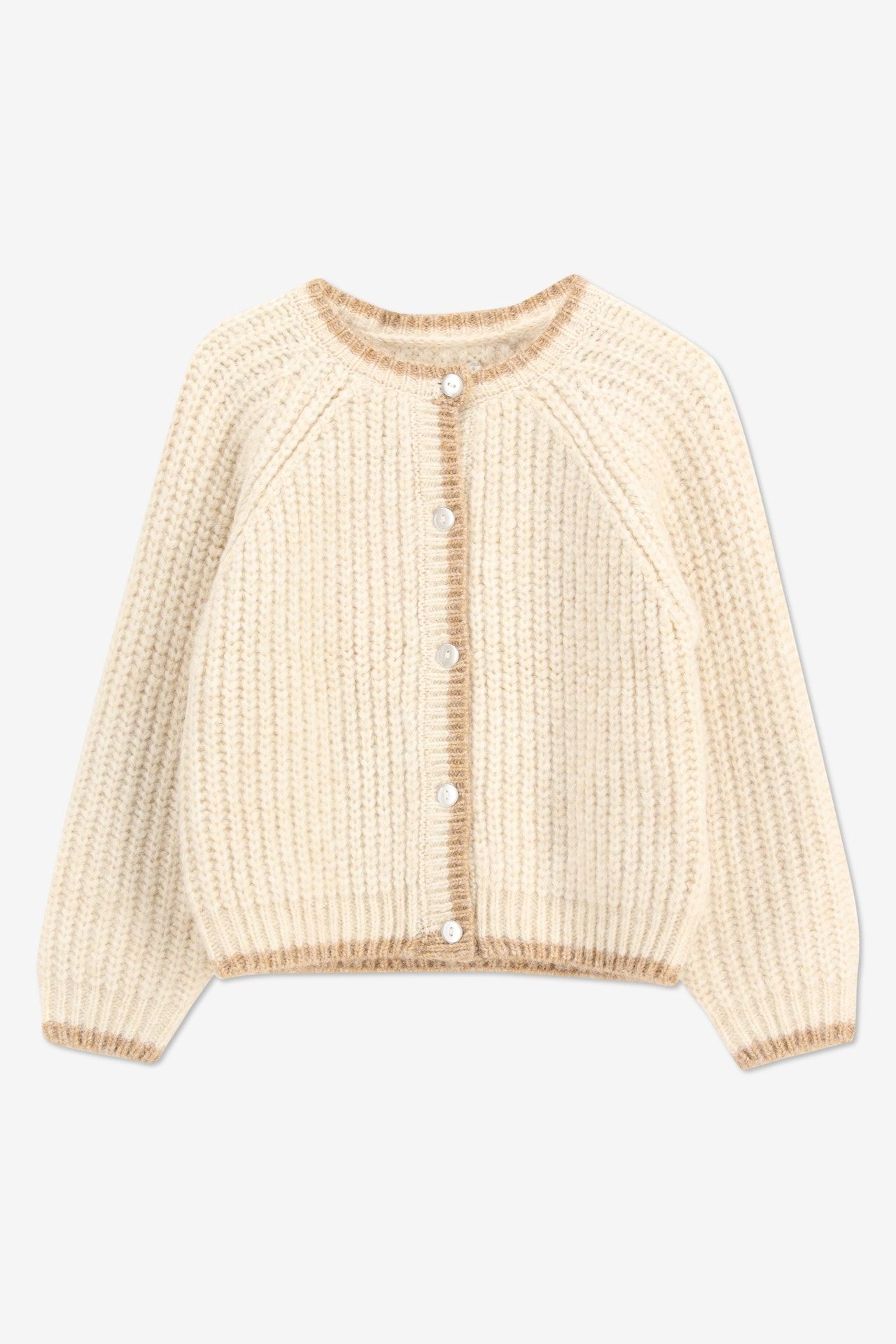 Ecru cardigan - Maat 92 -