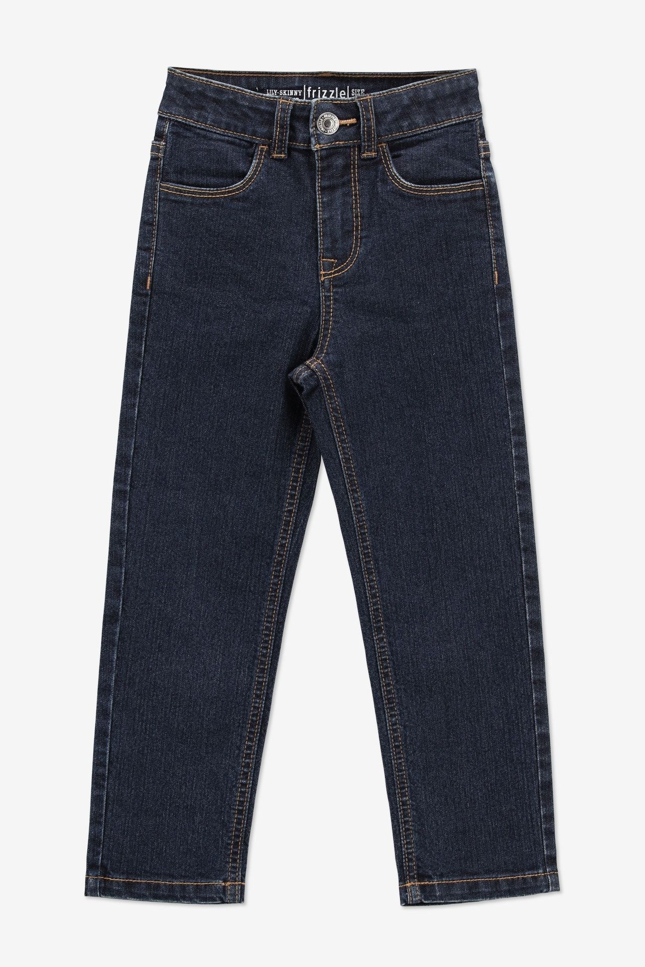 Donkerblauwe skinny jeans - Maat 92 -