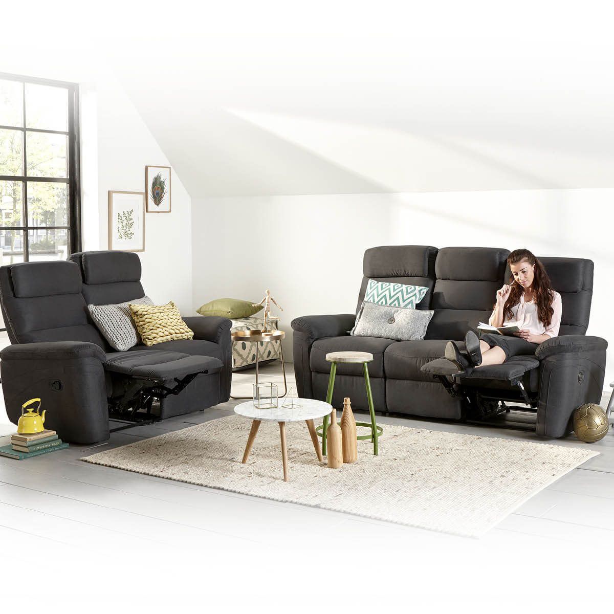 Seats and Sofas - Opal 3-Zits of 2-Zits Salon