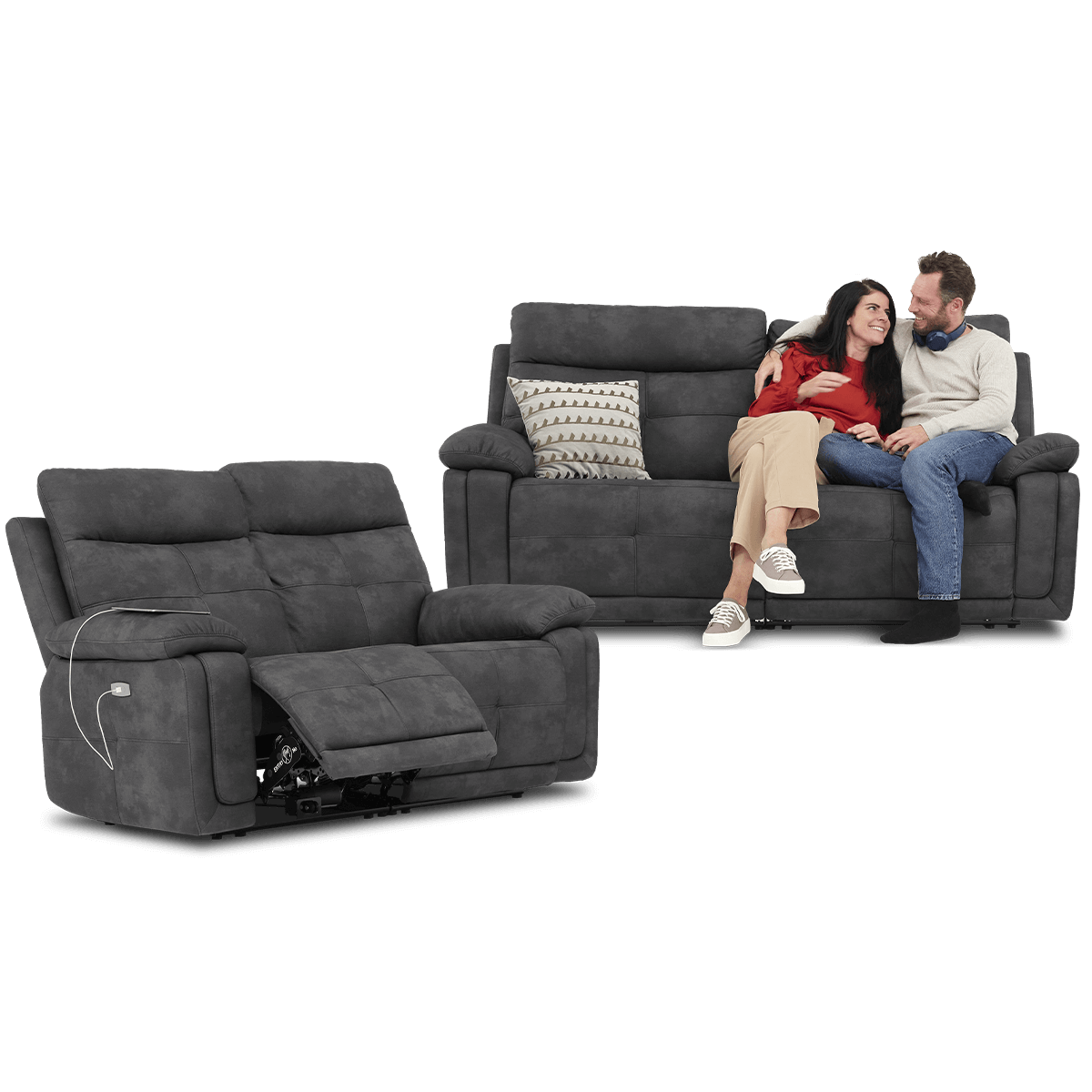 Seats and Sofas - Madrid 3-Zits of 2-Zits Salon