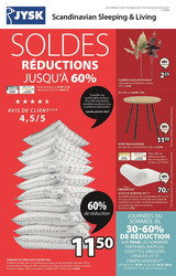 Folder Jysk du 10/01/2022 au 23/01/2022 - Winter SaleStore FR