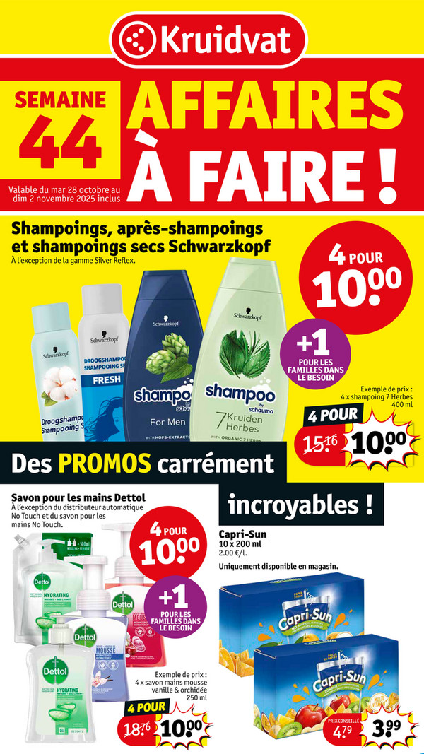 Dépliant 44 - 27 octobre 2025 t/m 2 novembre 2025