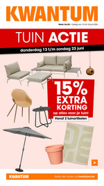 Kwantum folder van 13/06/2024 tot 23/06/2024 - 2424 ONLINE FOLDER EXTRA TUINACTIE WK24-25 BE