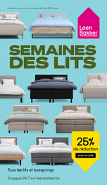 Dépliant Leen Bakker sem 24-25 2025 - Semaines des lits