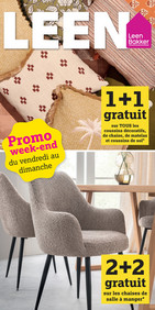Folder Leen Bakker du 03/05/2024 au 05/05/2024 - Leen Bakker Promo Week-end valable du 3 au 5 mai i