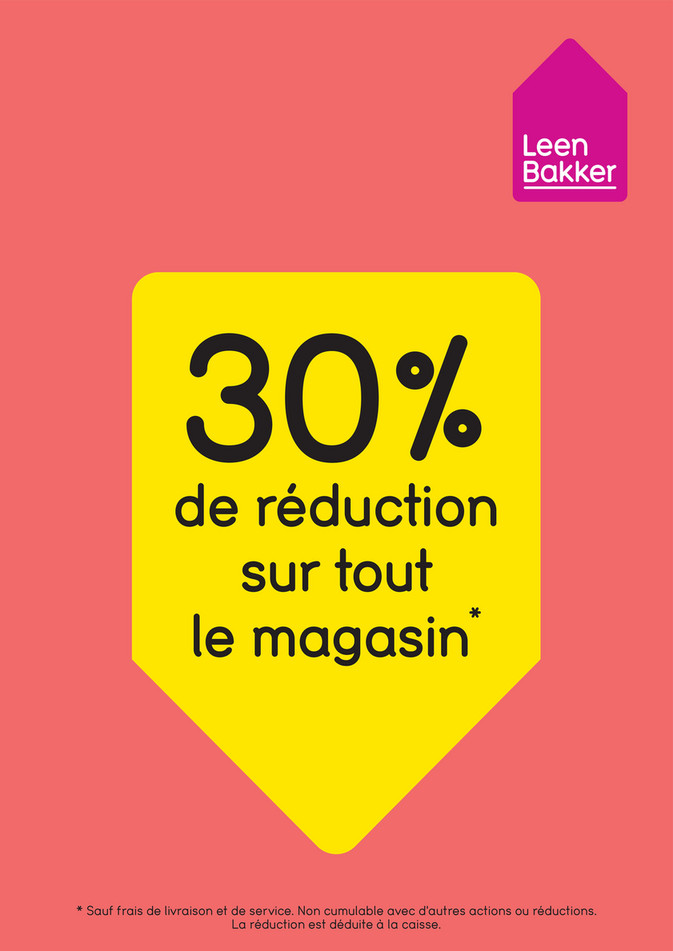 Leen Bakker semaine 42 2025 30 pour cent de réduction