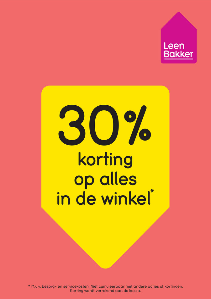 Leen Bakker week 42 2025 30 procent korting