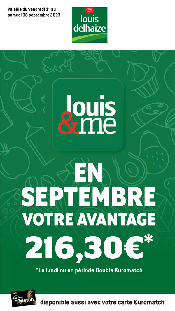 Promotions de la mois LOUIS CARNET Septembre