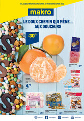Folder Makro du 16/11/2022 au 29/11/2022 - Promotions de la semaine 24 snoep