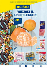 Makro folder van 16/11/2022 tot 29/11/2022 - Weekpromoties 45 Snoep