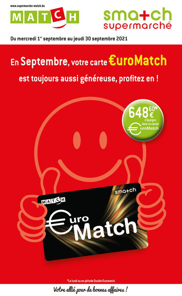 Folder Match du 01/09/2021 au 30/09/2021 - Promotions de la semaine 35 CARNET