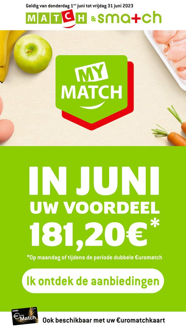 Match folder van 02/06/2023 tot 30/06/2023 - Notebook MATCH JUIN NL 