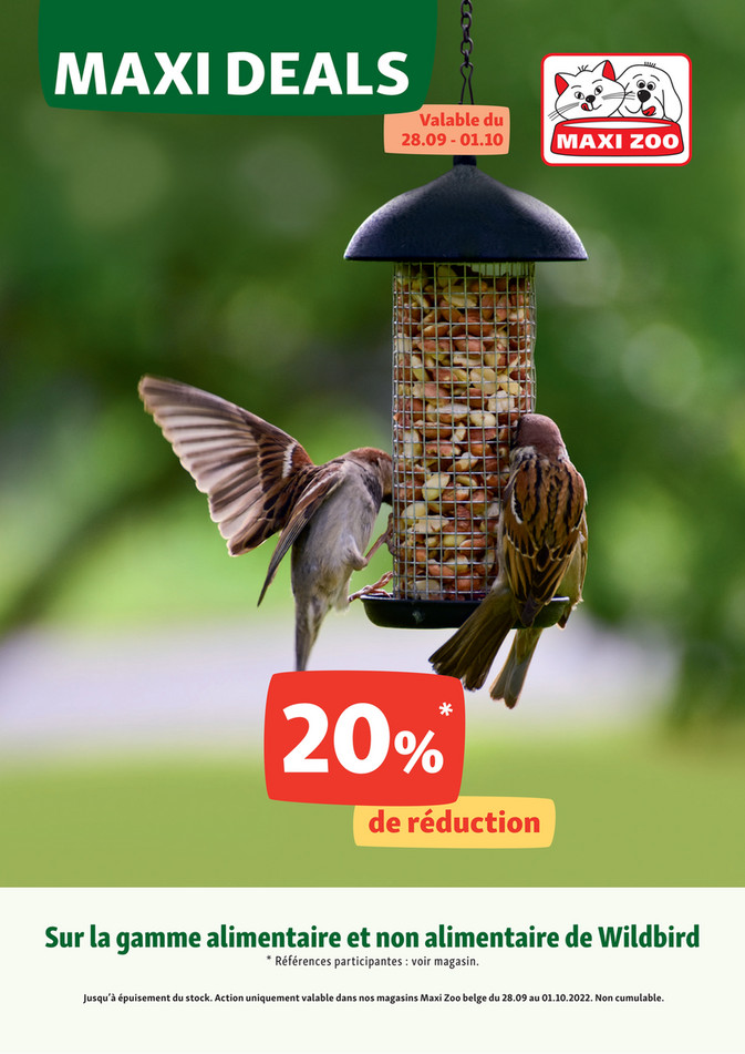 Folder Maxi Zoo du 28/09/2022 au 01/10/2022 - Promotions de la semaine 32