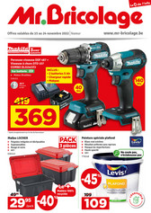 Folder Mr Bricolage du 14/11/2022 au 24/11/2022 - Promotions de la semaine 45