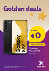 Folder Proximus du 01/12/2022 au 31/12/2022 - Promotions de la mois decembre