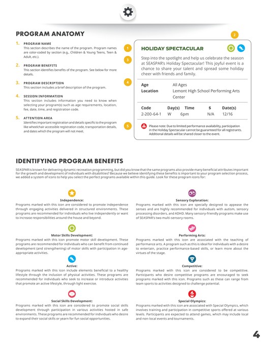 SEASPAR - SEASPAR 2026 Fall Program Guide - Page 4-5 - Created with ...