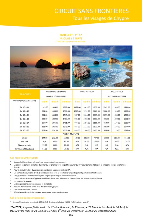 Creative Tours - Votre Receptif Francais a Chypre depuis 40 ans - Page ...