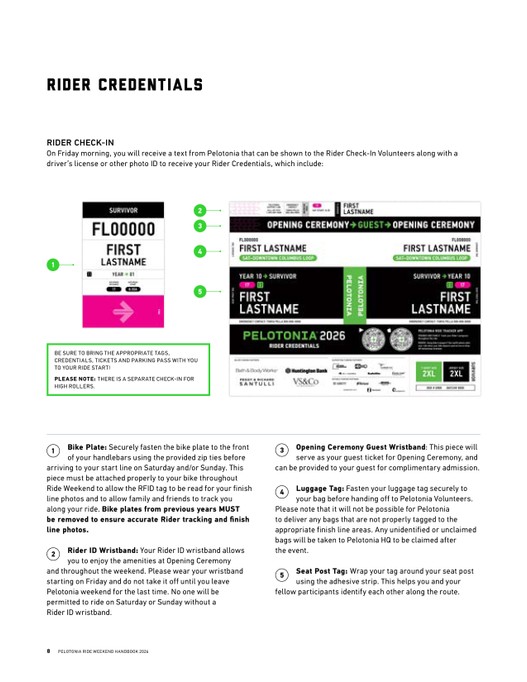 Pelotonia - Pelotonia 2026 Ride Weekend Event Handbook - Page 10-11