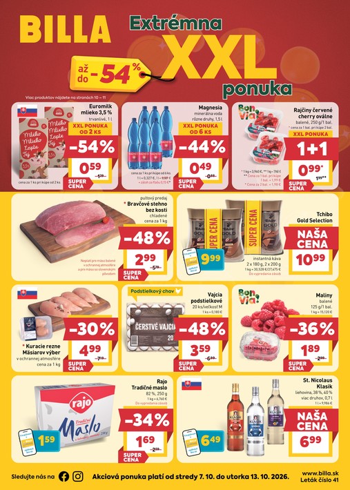 BILLA – Aktuálny leták