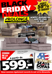 Folder Seats and Sofas du 24/11/2023 au 03/12/2023 - Promotion de la semaine 48