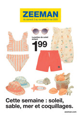 Flyer 19 Sun, sand, sea seashell BWLS