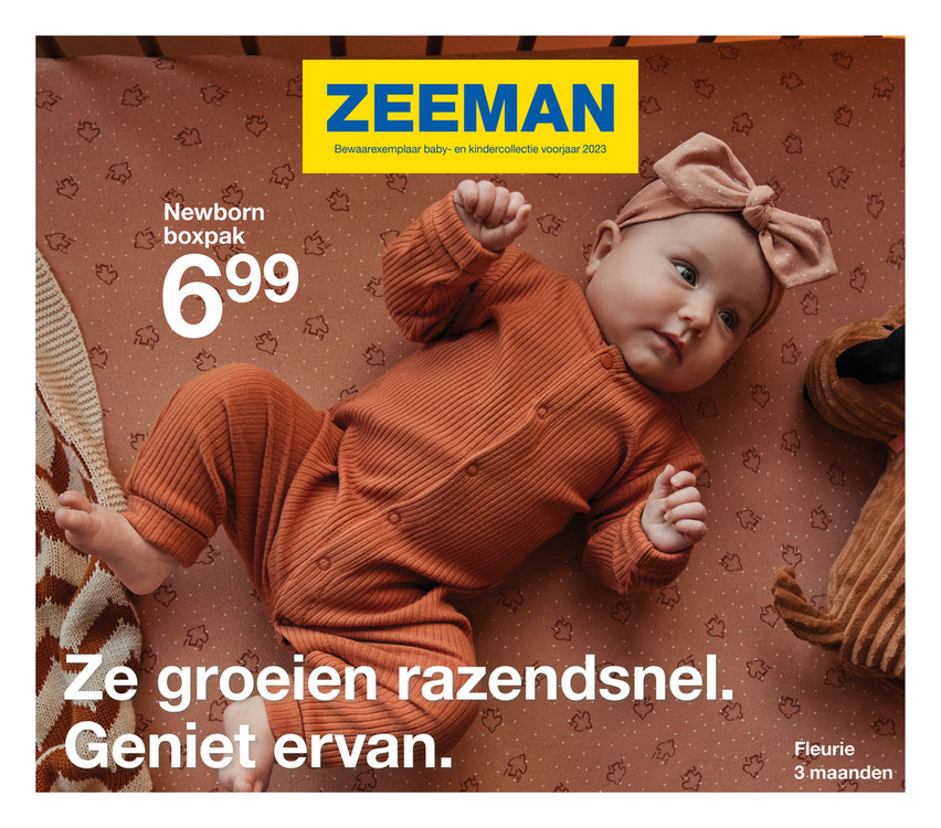 Zeeman folder van 14/03/2023 tot 23/07/2023 - Zeeman babyfolder 