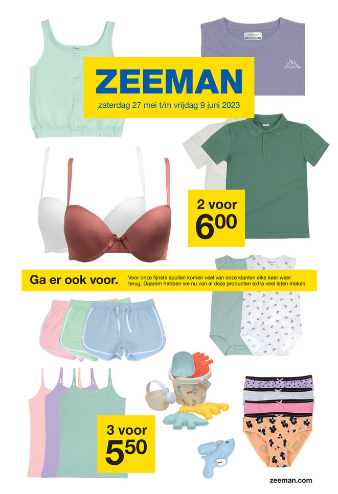 Zeeman folder van 27/05/2023 tot 09/06/2023 - Weekpromoties 22-23
